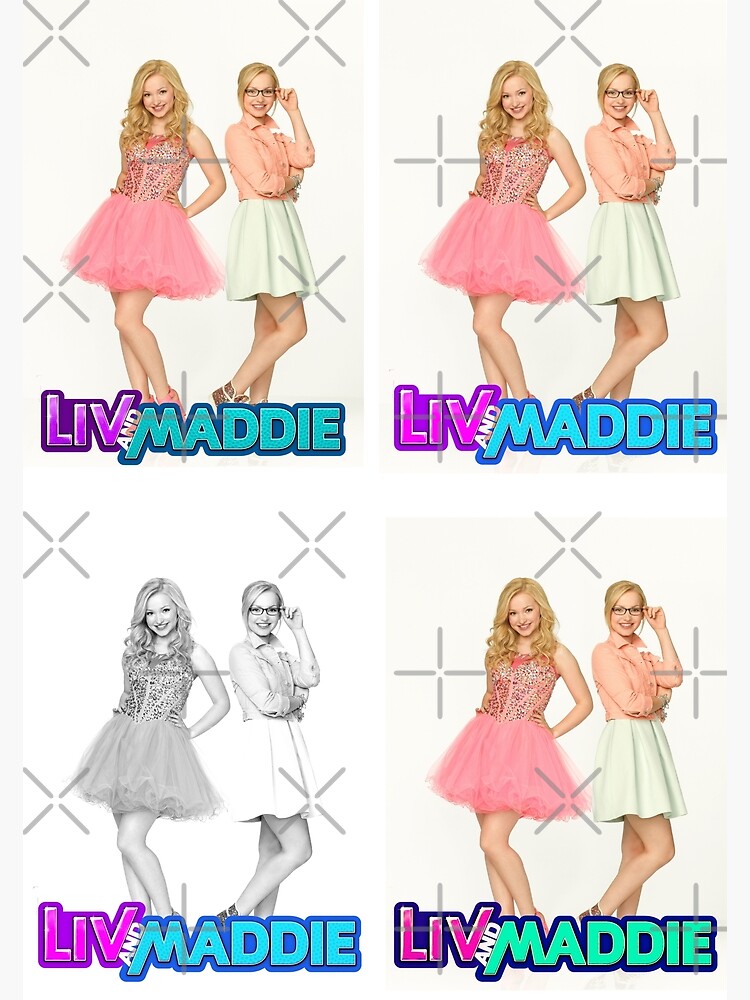 Liv and maddie sticker pack art print by fersarts