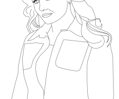 Liv and maddie coloring page free to print and color