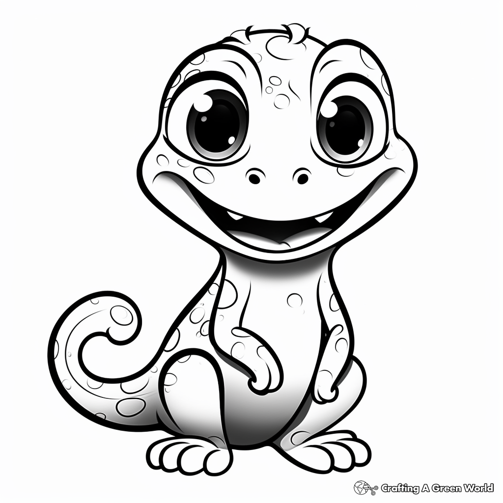 Lizard coloring pages