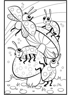 Animals free coloring pages