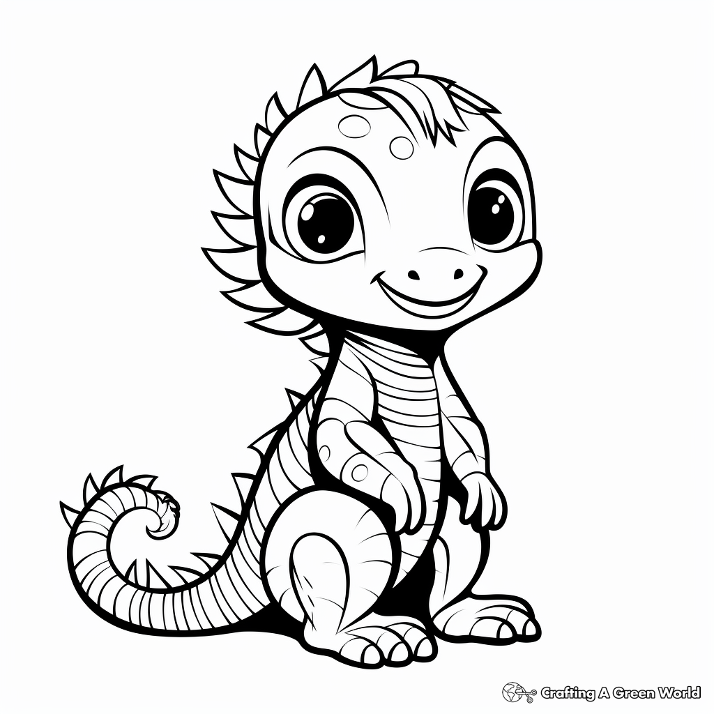 Lizard coloring pages