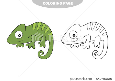 Simple coloring page vector illustration of