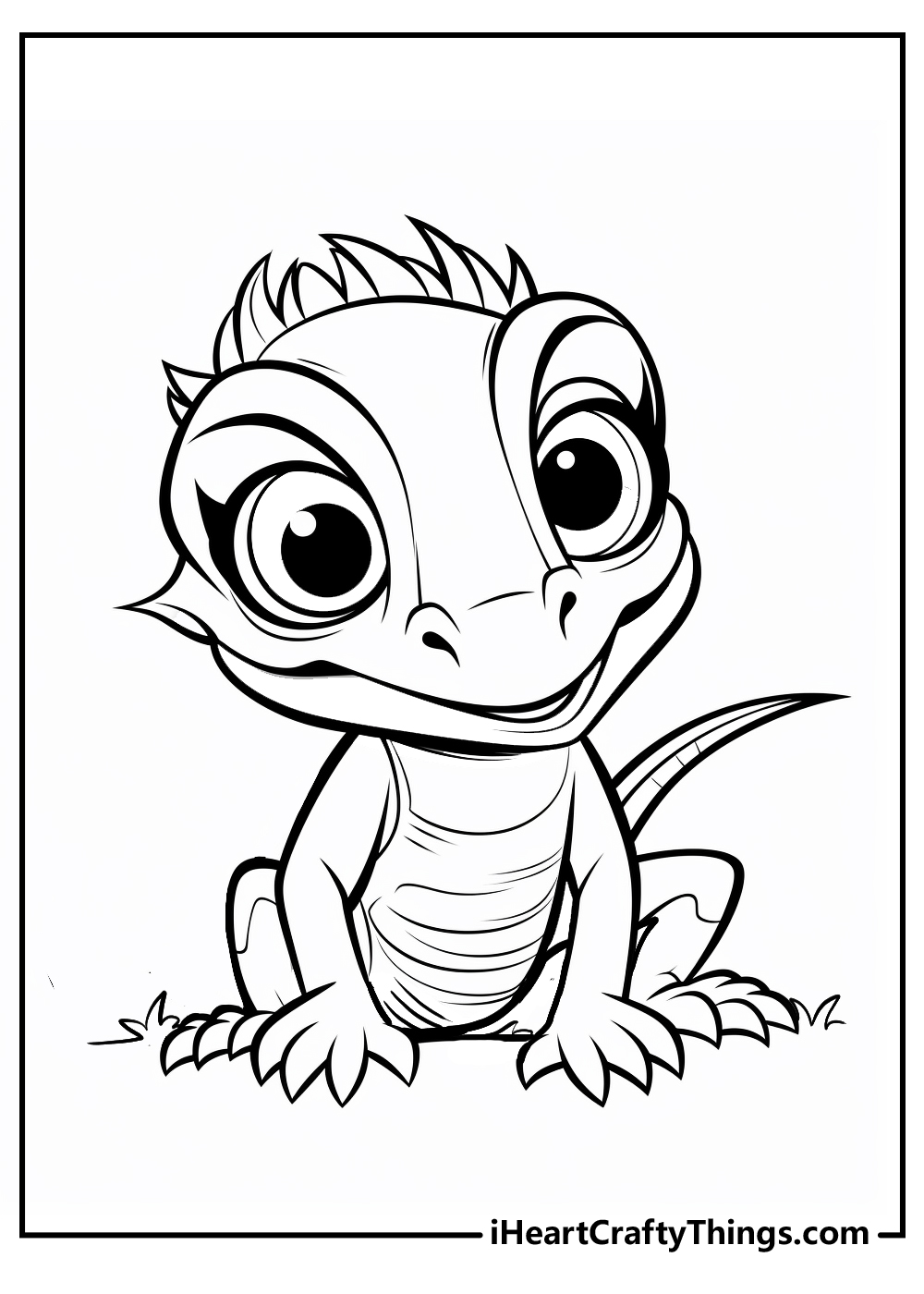 Lizard coloring pages free printables