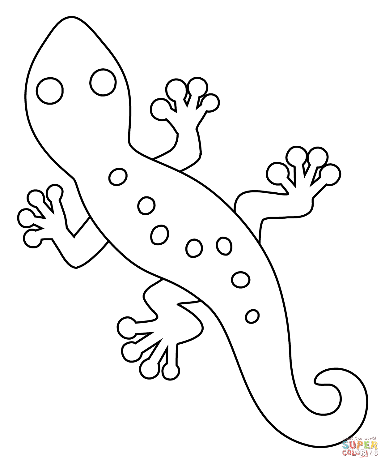 Lizard emoji coloring page free printable coloring pages