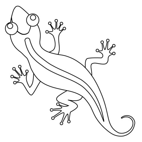 Lizard emoji coloring page free printable coloring pages