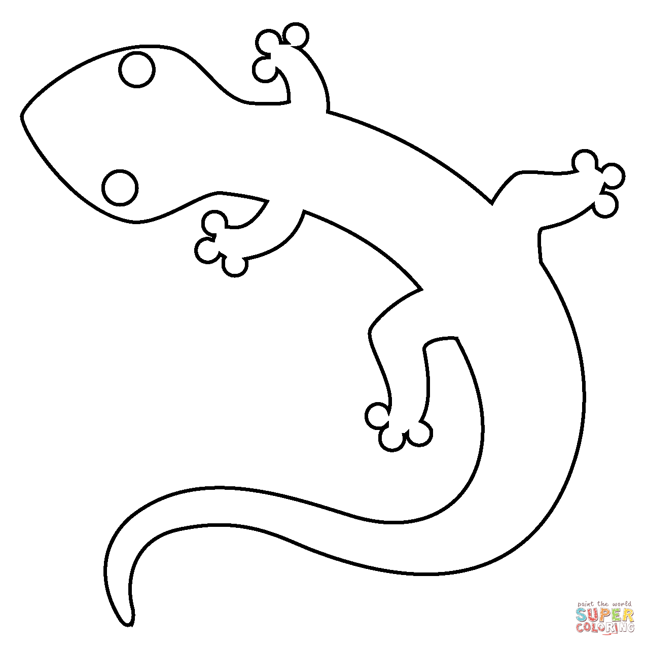 Lizard emoji coloring page free printable coloring pages