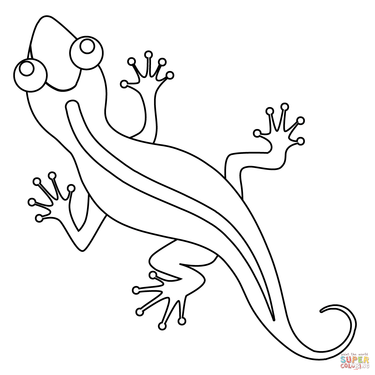 Lizard emoji coloring page free printable coloring pages