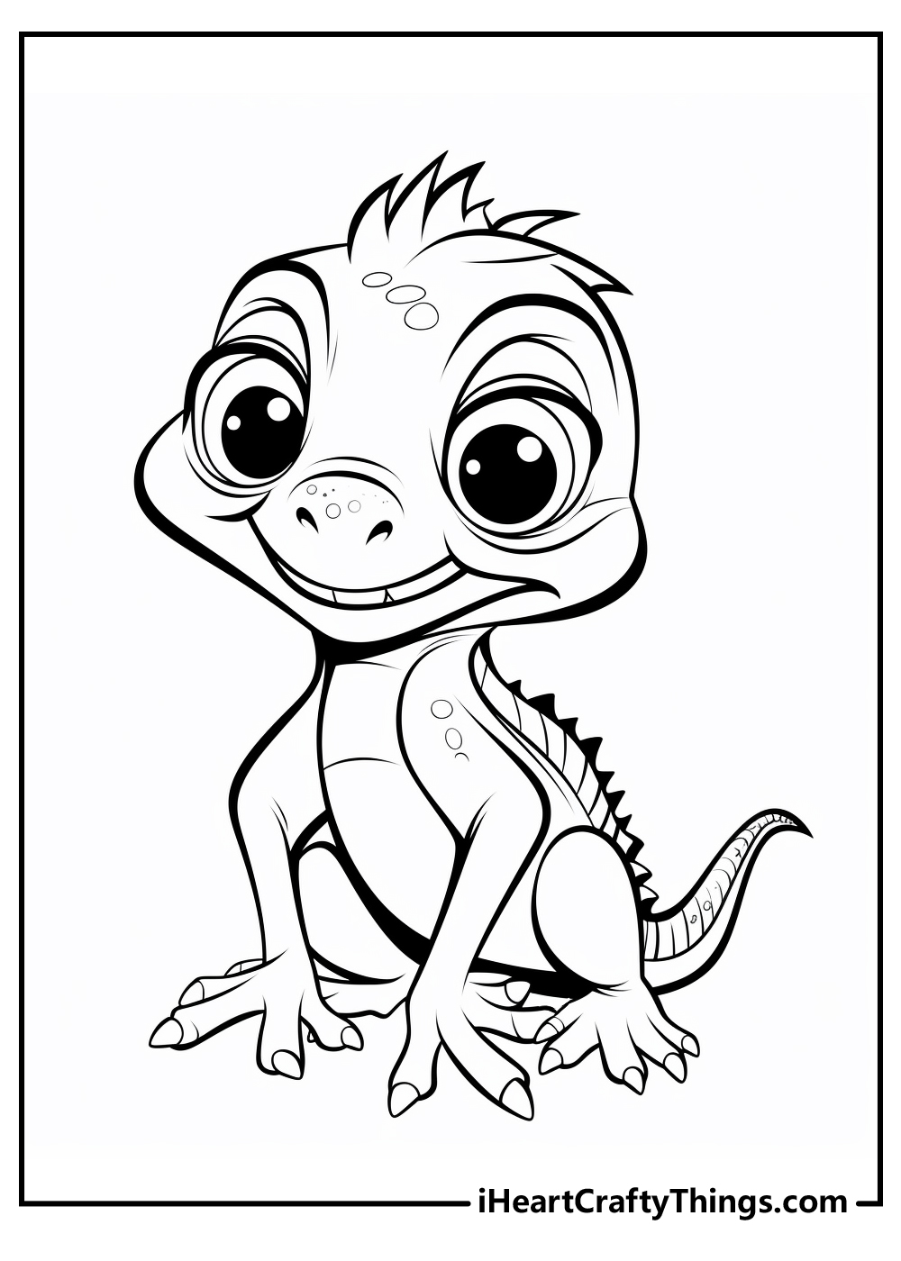 Lizard coloring pages free printables