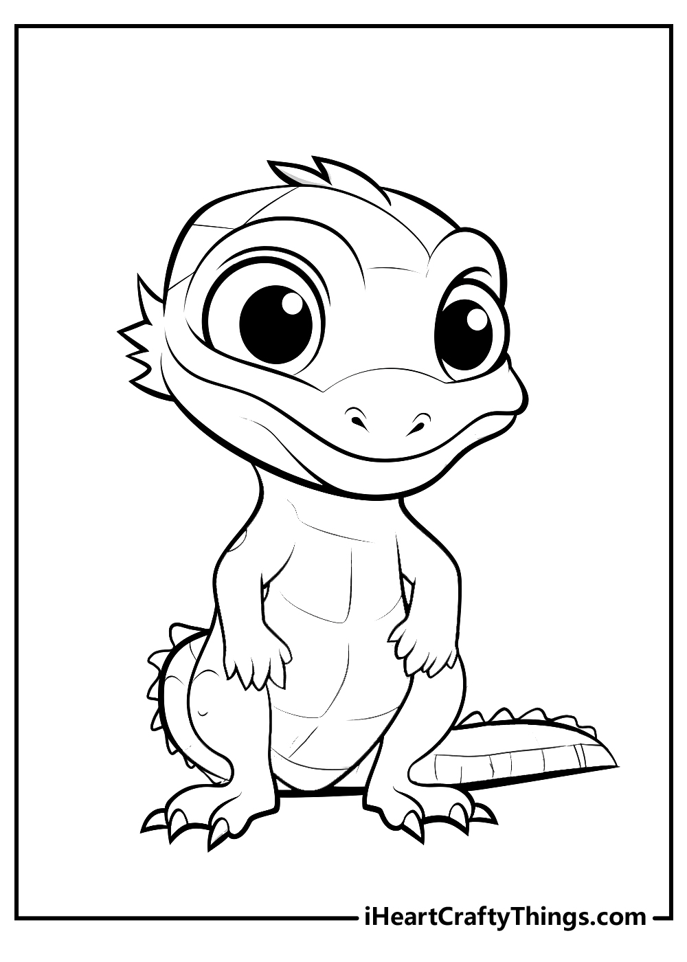 Lizard coloring pages free printables