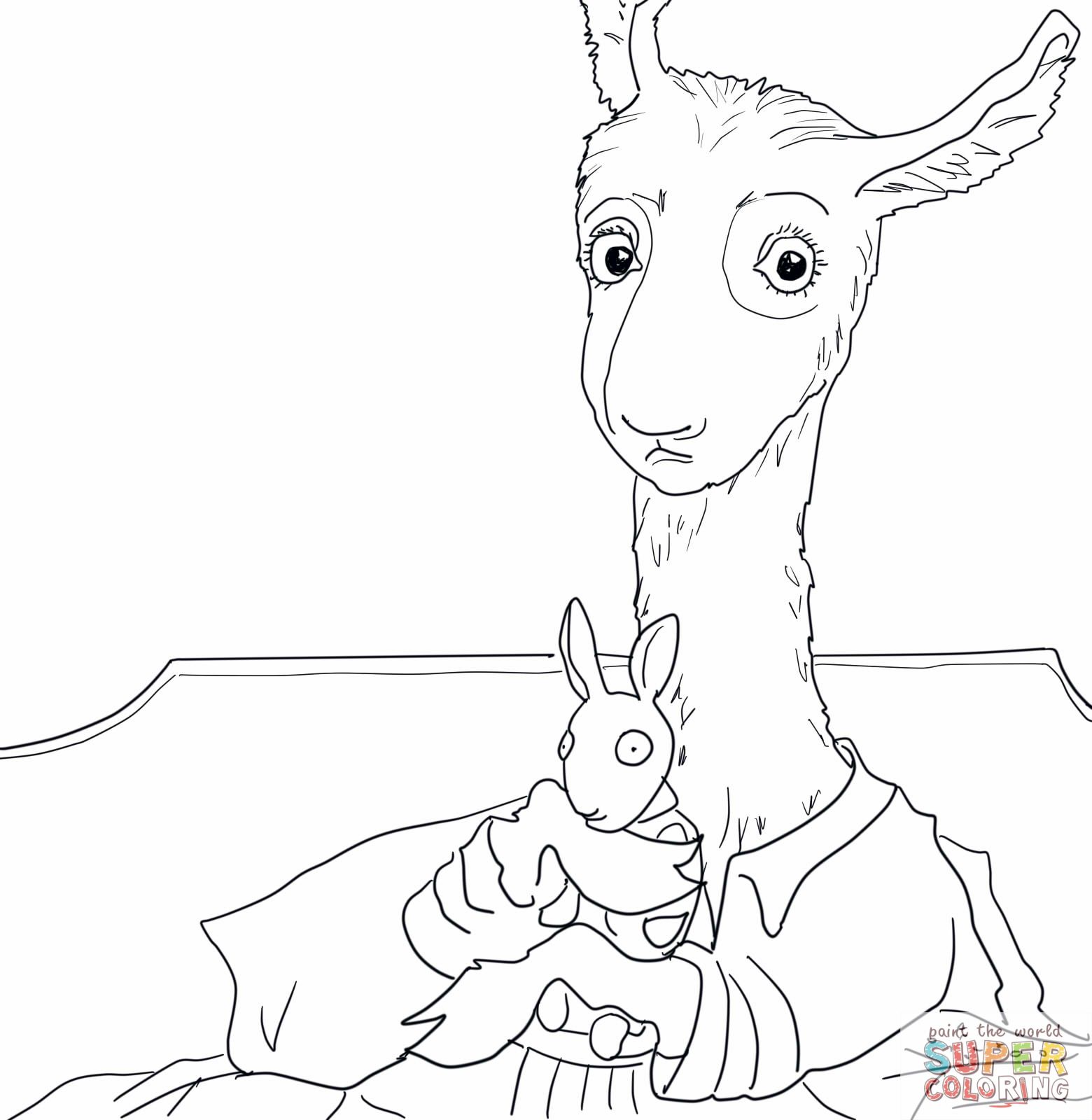 Llama llama red pajama free printable coloring pages coloring pages