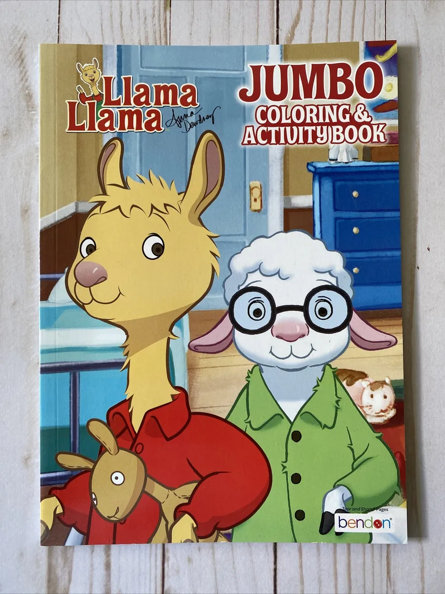 Llama llama book set red pajama learns to swim coloring activity book new