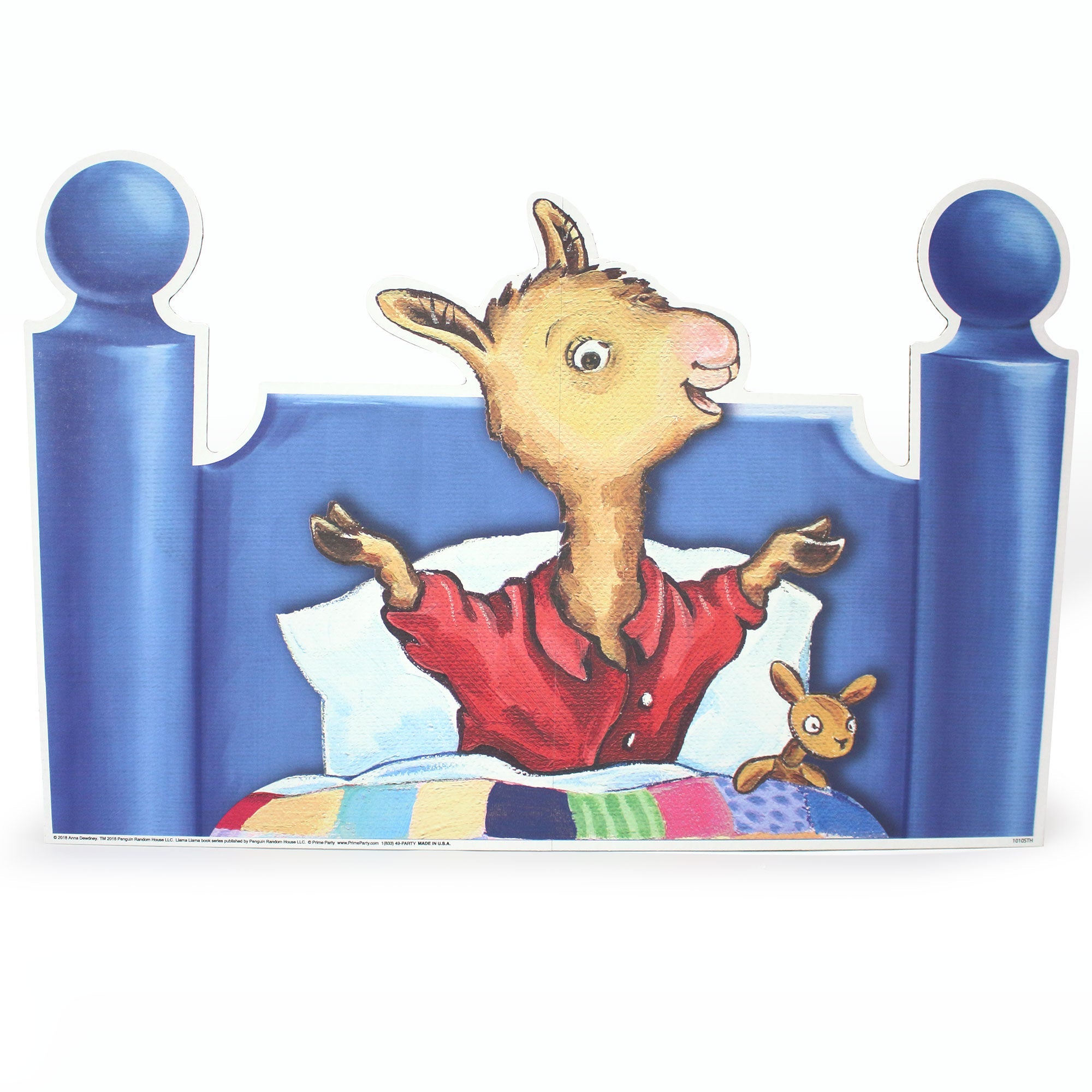 Llama llama partyrama headboard and bedtime tabletop standee set prime party