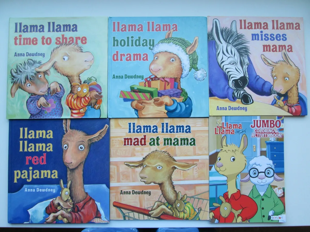 Llama llama lot new coloring bksharered pajamaholiday dramamissesmad mama