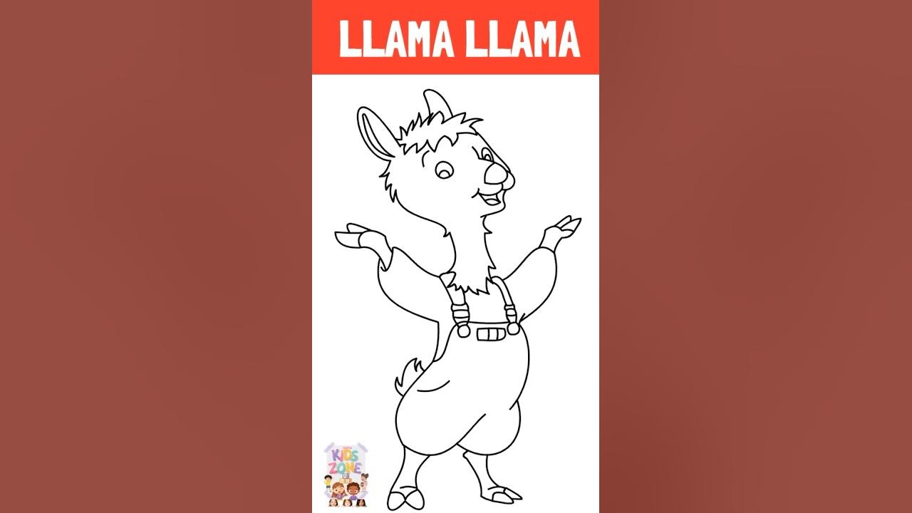 Llama llama drawing in one minute llamallama cartoon netflixjr cartoonnetwork