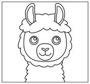 Llama coloring pages free coloring pages