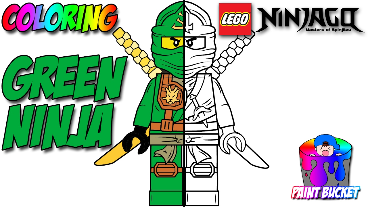 Lego ninjago green ninja lloyd garmadon minifigure