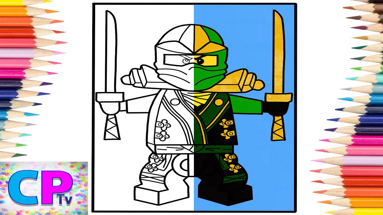 Lego ninjago coloring pages on ipadlloyd coloringcoloringpagestv arin hoxha