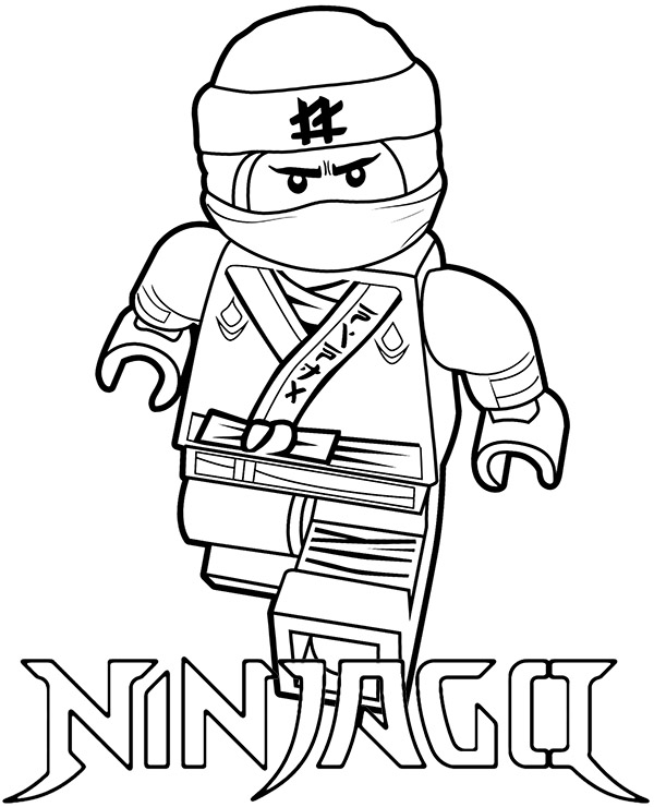 Nijago coloring page lloyd ninja