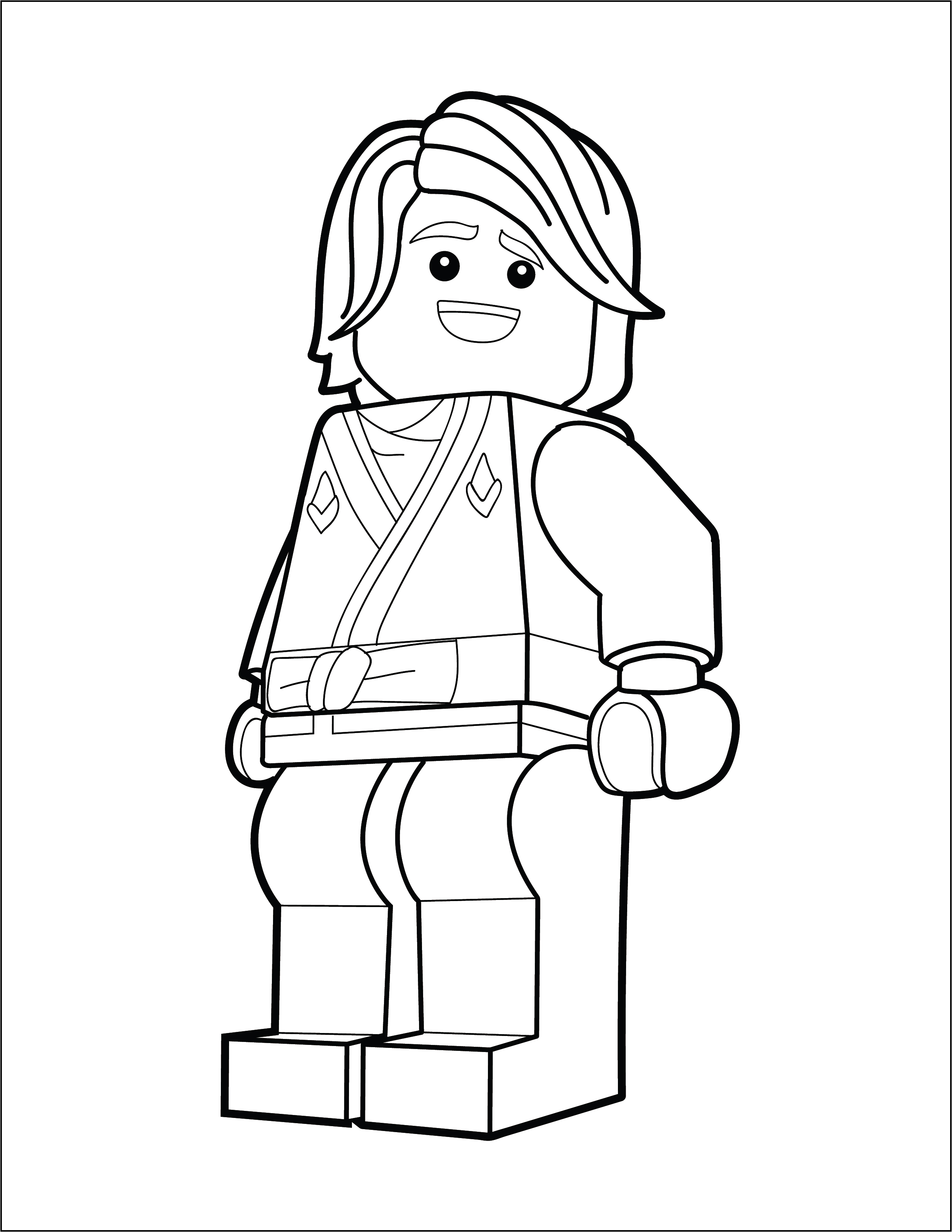 Lego ninjago coloring page