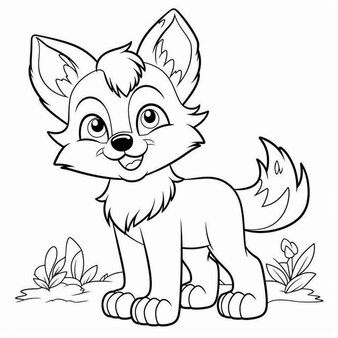 Page dog coloring page pictures