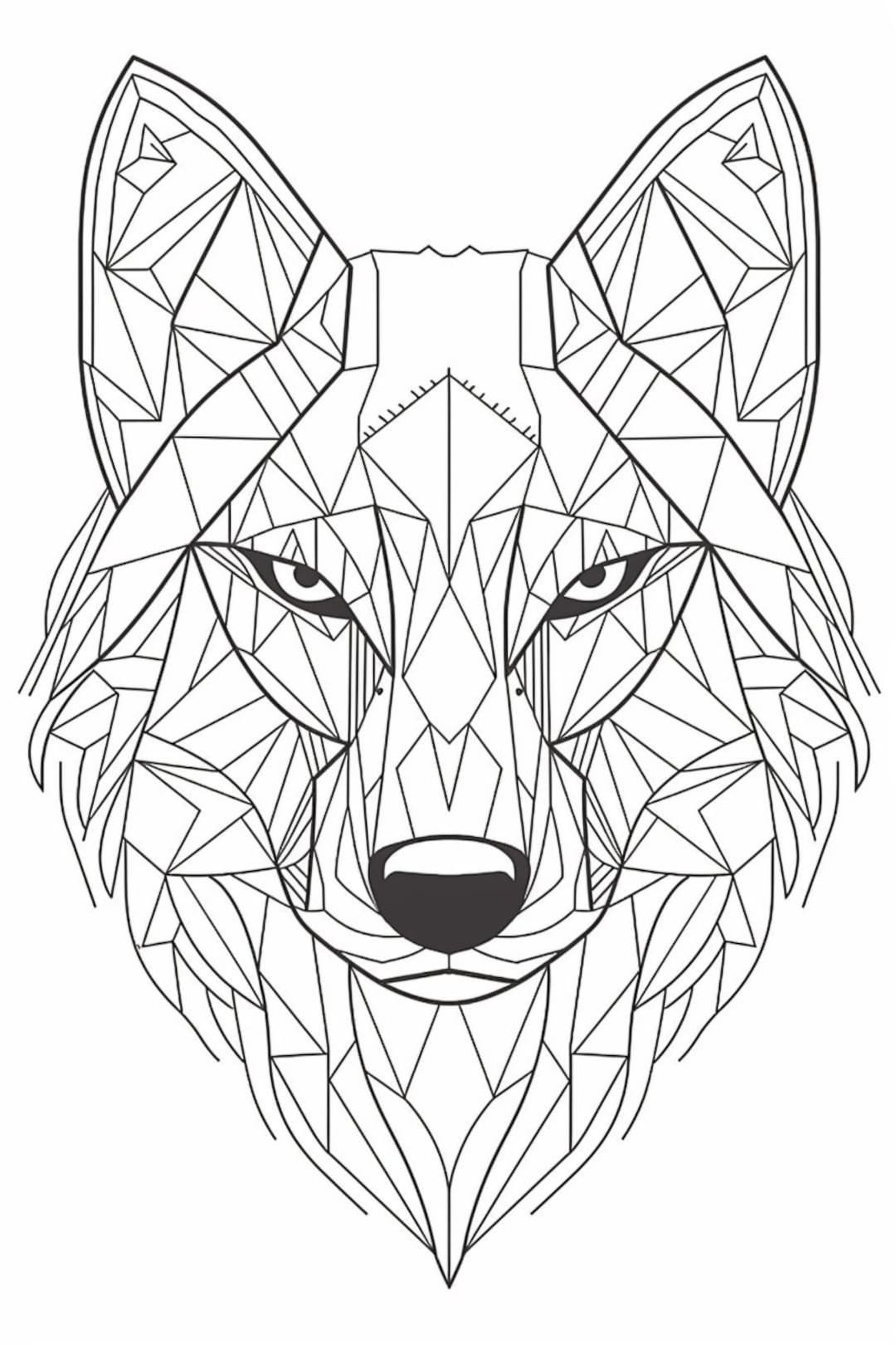 The wolf pack coloring pack coloring pages for print or procreate