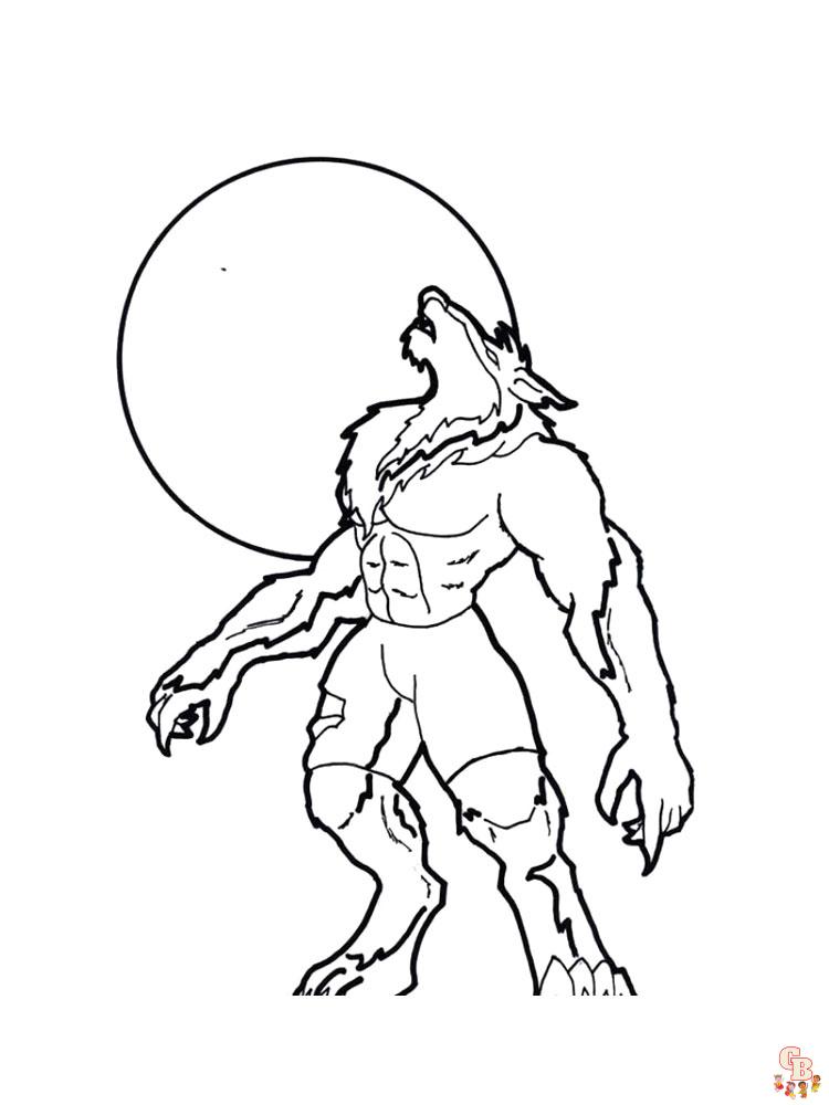 Printable wolf coloring pages free for kids and adults