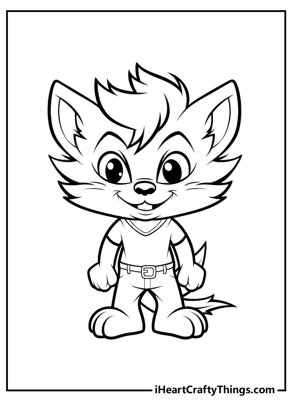 Werewolf coloring pages free printables