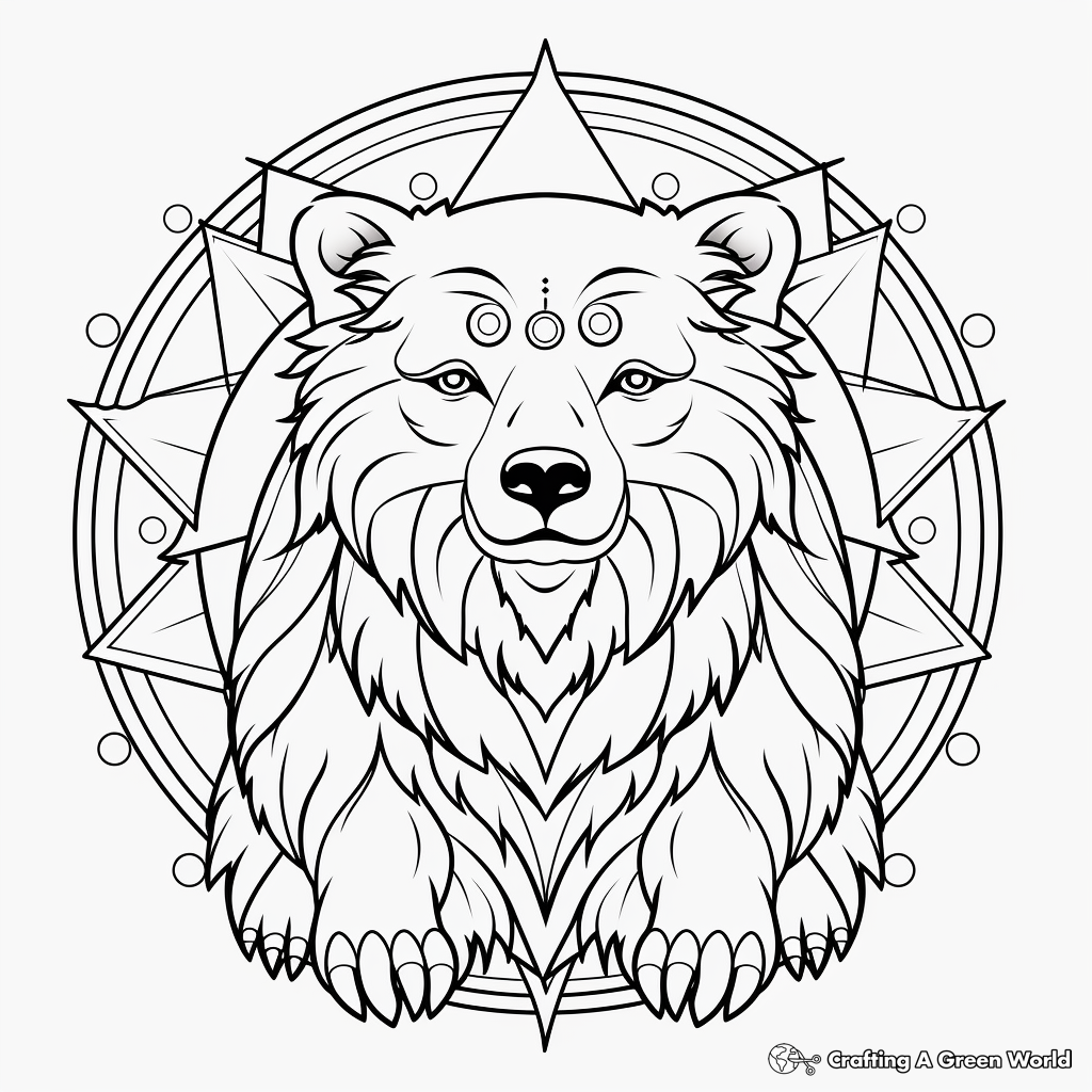 Bear coloring pages