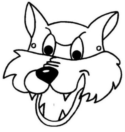 Wolf coloring pages for kids wolf coloring pages wolf coloring pages mascara de lobo mascara de animales lobo para pintar