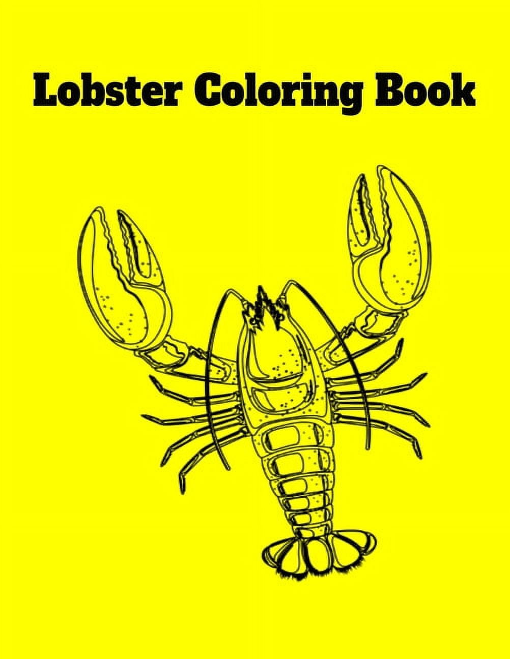 Lobster coloring book