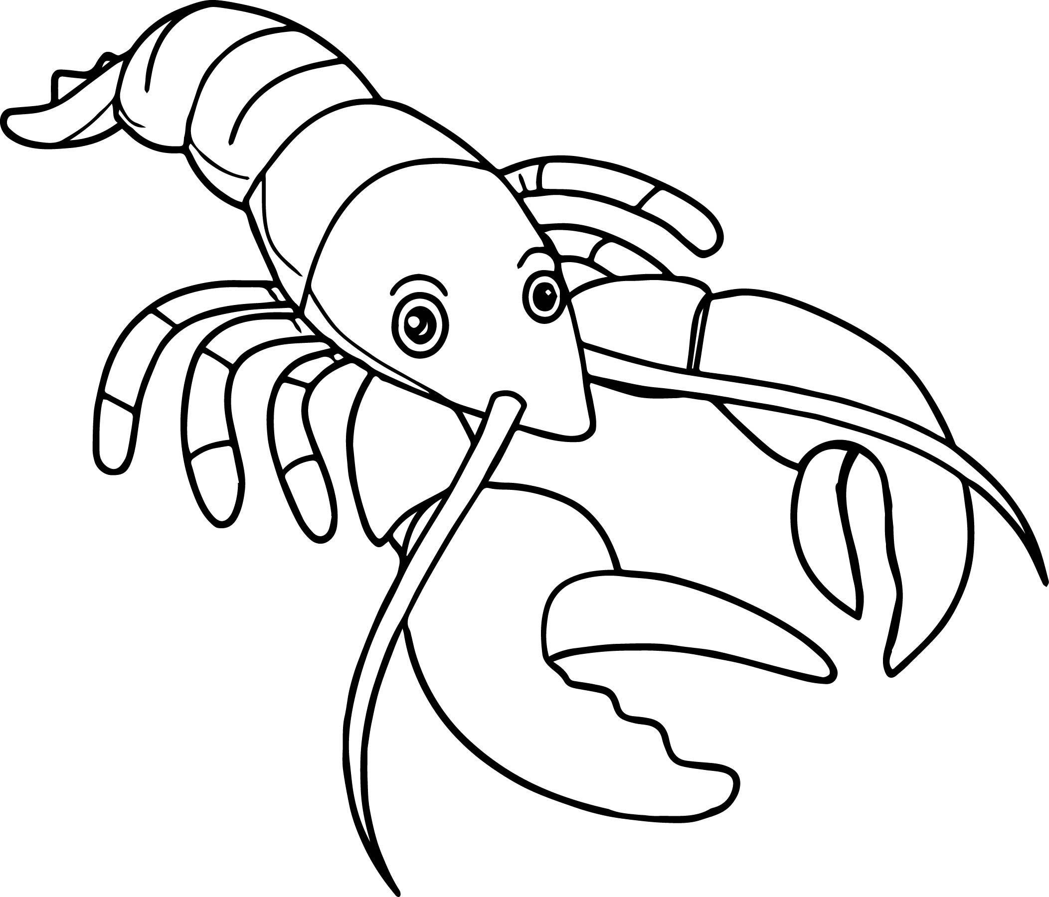 Cool lobster coloring page trang tã mã u chá äá äáng váºt