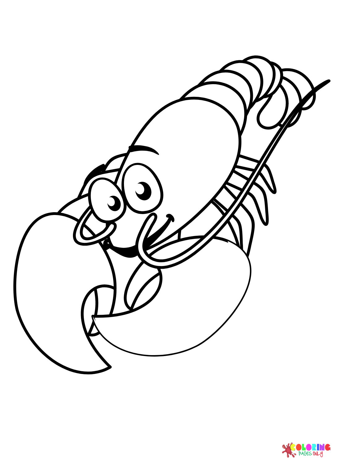 Lobster coloring pages printable for free download