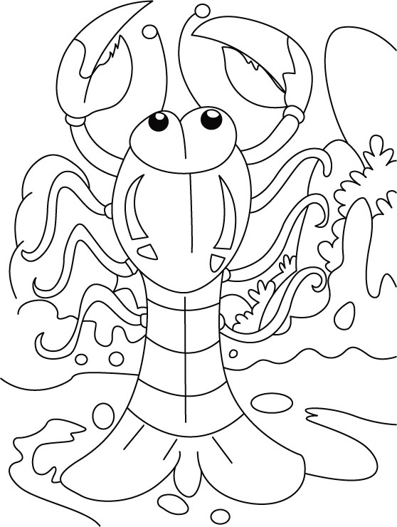 Lobster in bhangra mood coloring pages download free lobster in bhangra mood coloring pages for kids best coloring pages