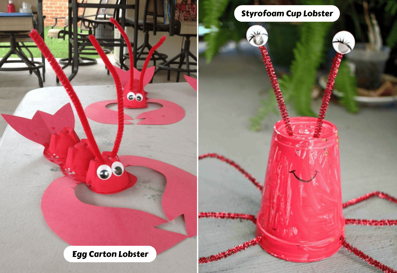 Adorable lobster crafts activities