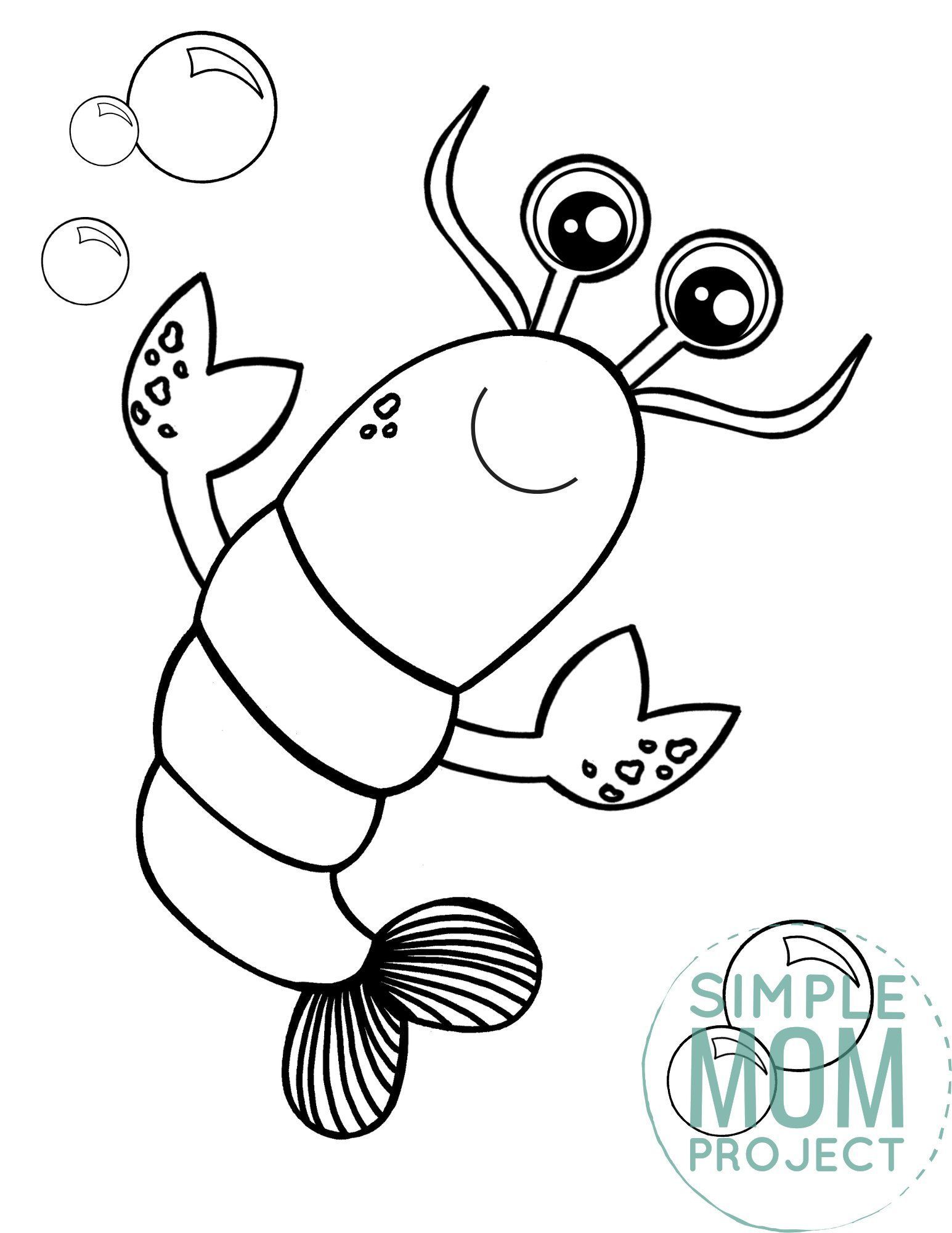 Free printable lobster coloring page coloring pages fish coloring page coloring books
