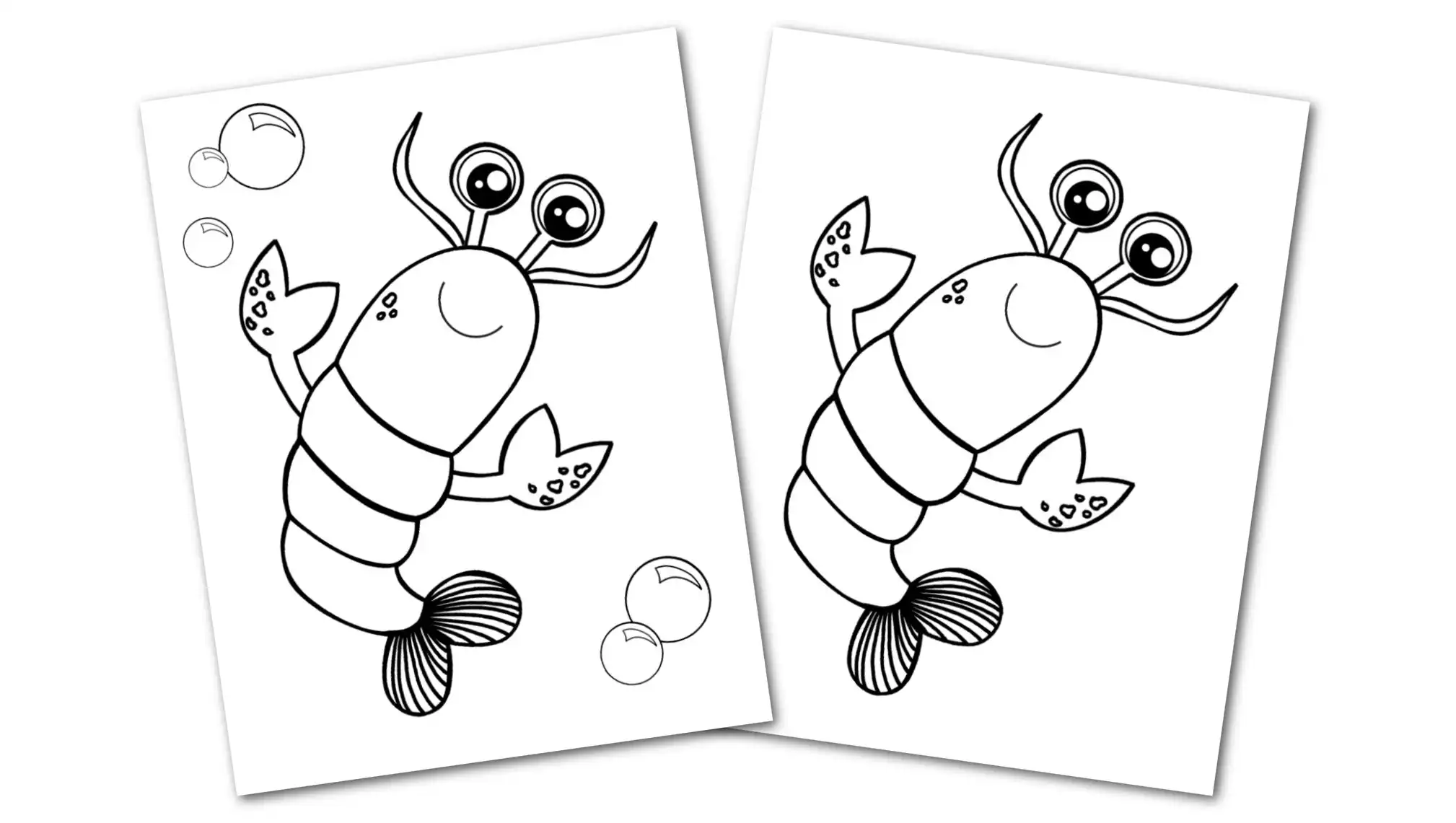 Free printable lobster coloring page â simple mom project