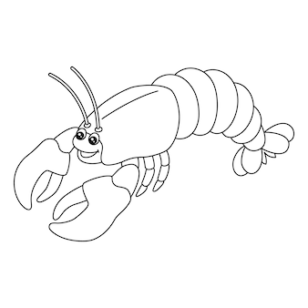 Page crayfish coloring pages drawing kids images