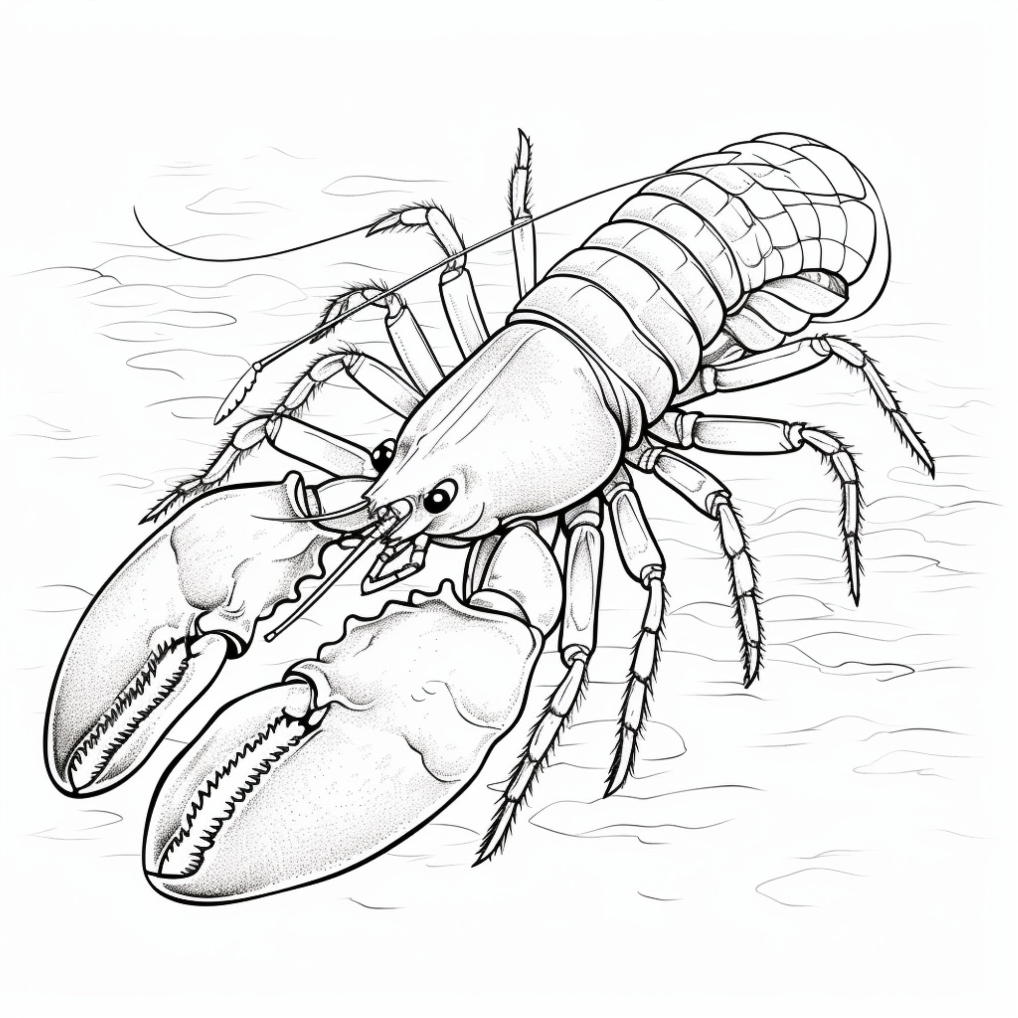 Ocean creatures coloring pages