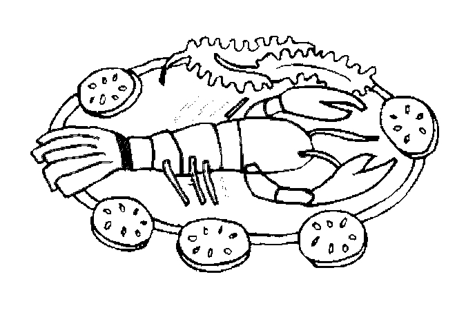 Best seafood coloring pages for kids