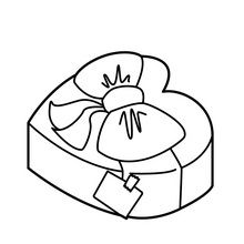 Love chocolate box coloring pages