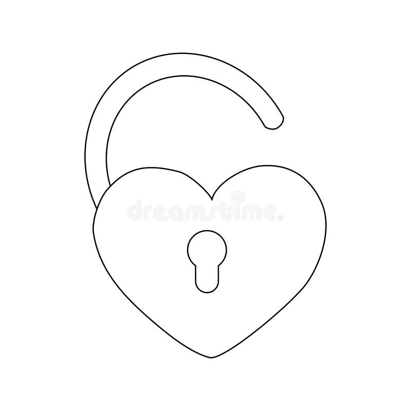 Lock coloring stock illustrations â lock coloring stock illustrations vectors clipart