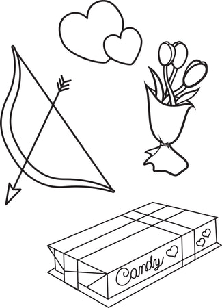 Free valentines day coloring pages for kids