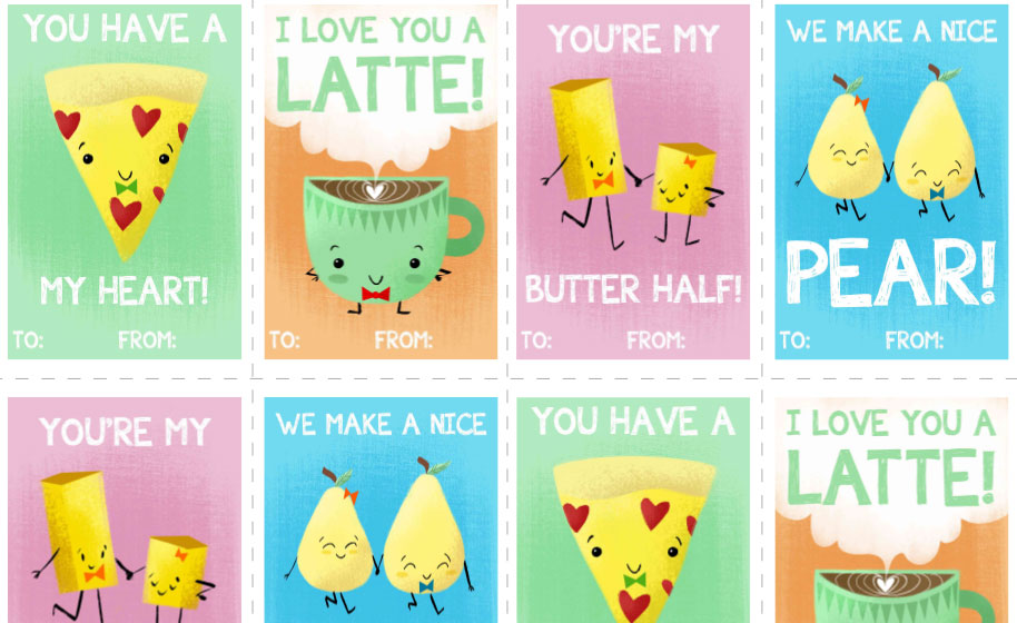 Free printable valentines