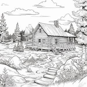 Cabin in the woods coloring pages printable downloadable coloring artwork