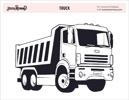 Truck coloring pages that are truckin awesome