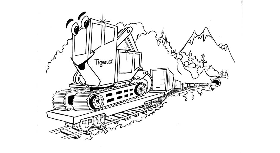 Logger colouring page kids coloring book downloads