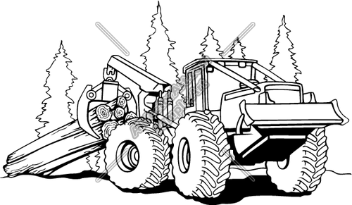 Log skidder clip art cat coloring page coloring pages truck coloring pages