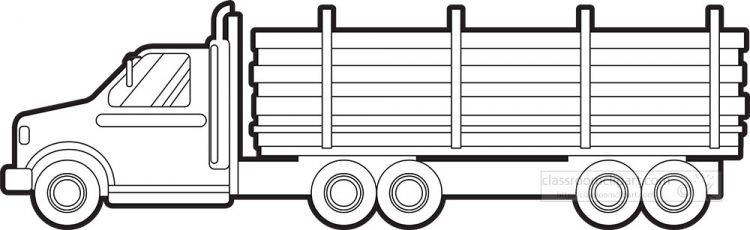 Transportation outline clipart