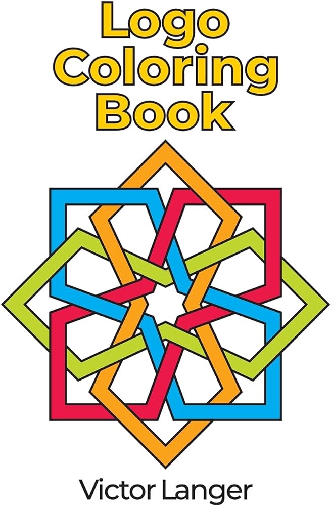 Logo coloring book graphic coloring books langer victor books