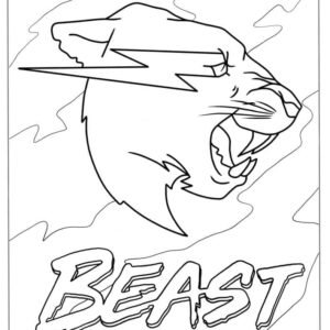 Mr beast coloring pages printable for free download